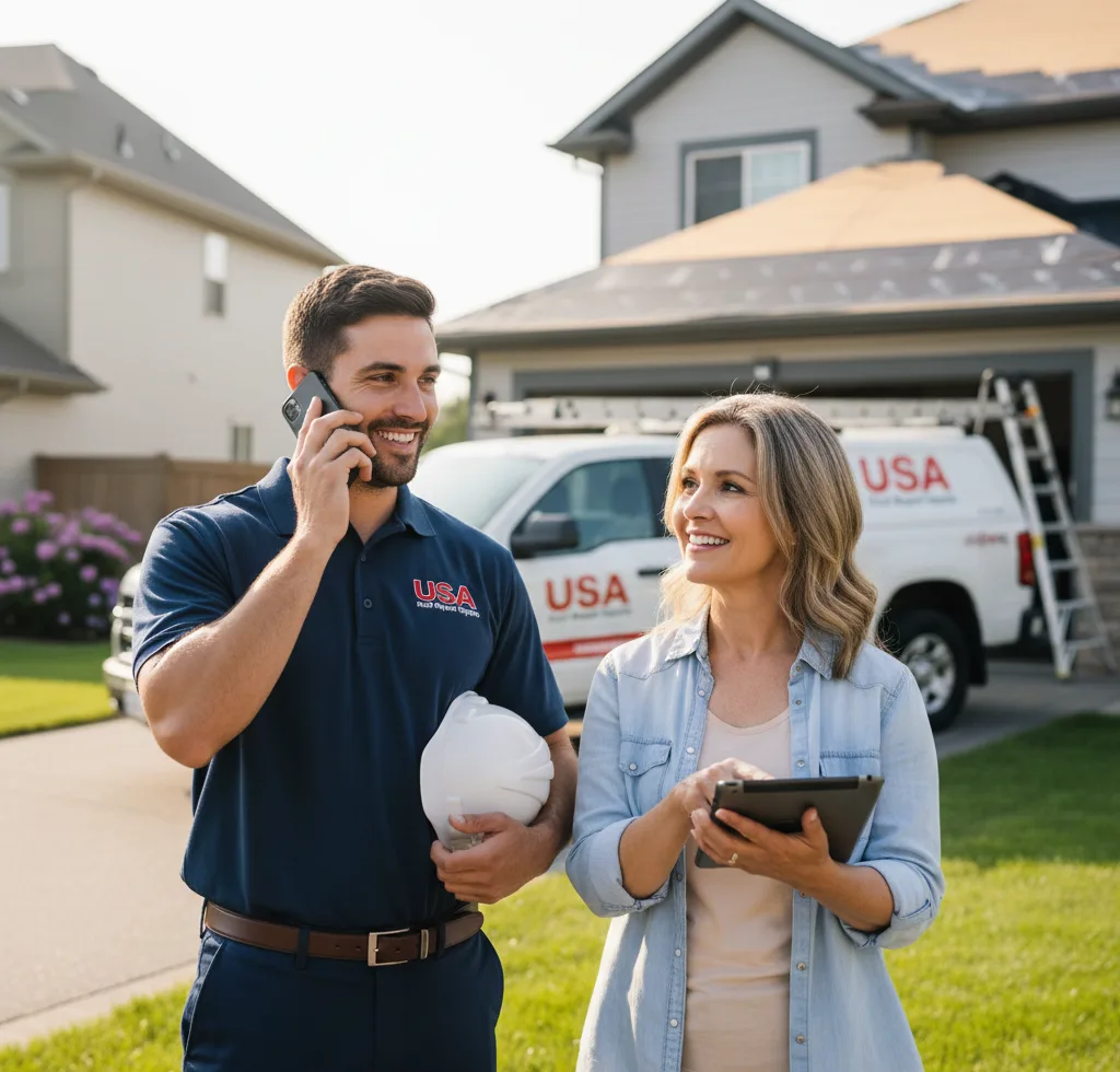USA Roof Repair Experts customer support in Northlake